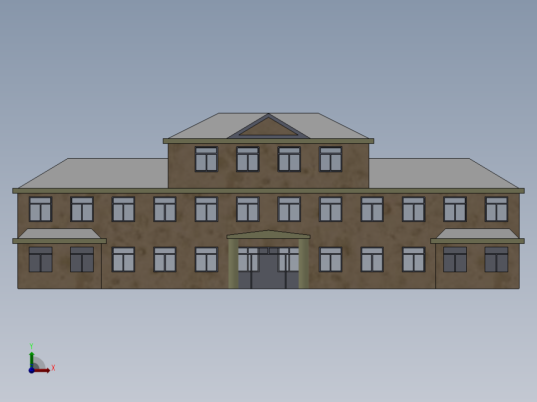 办公楼（SW2016前视图