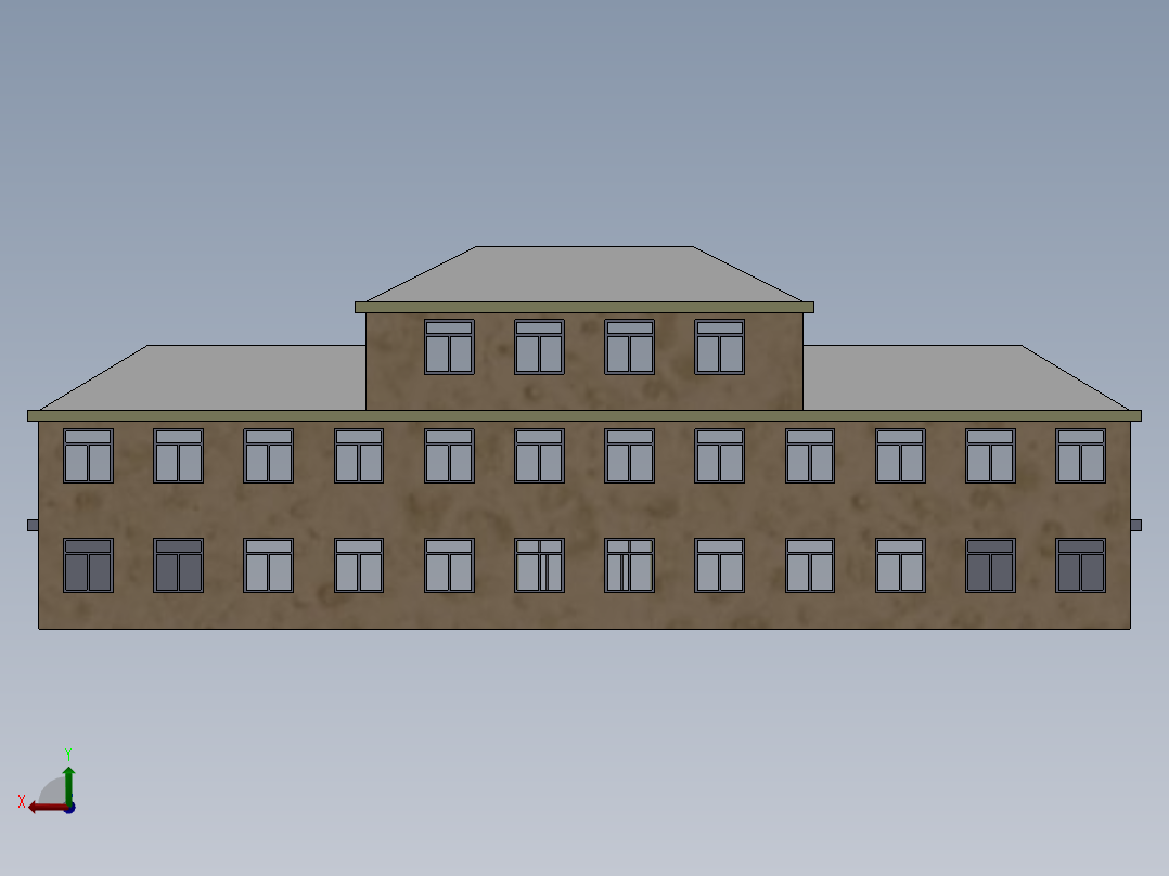 办公楼（SW2016后视图