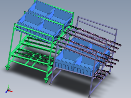 E243 精益管货架料架