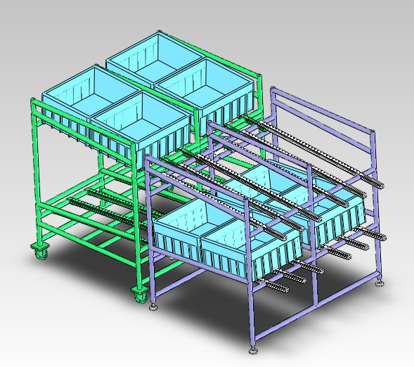 E243 精益管货架料架