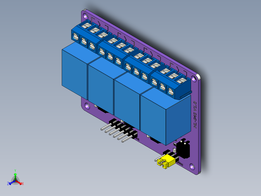继电器1 (43)正等轴测图