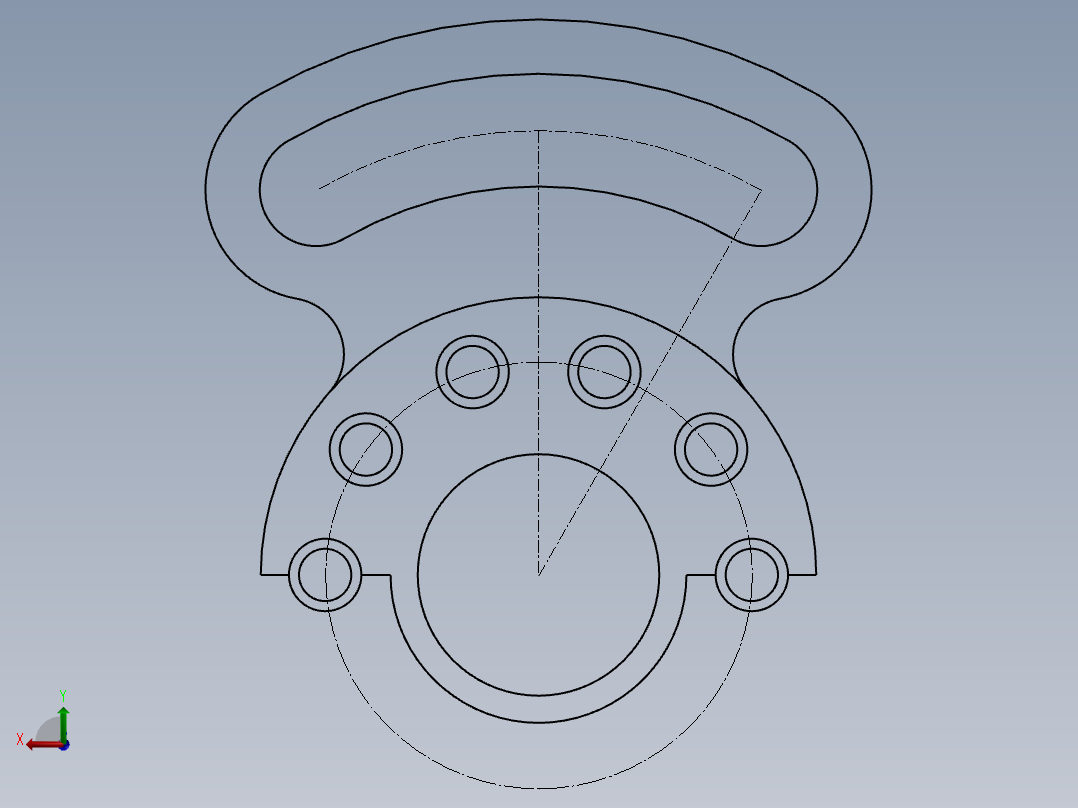 SW建模练习题-exercise 94后视图
