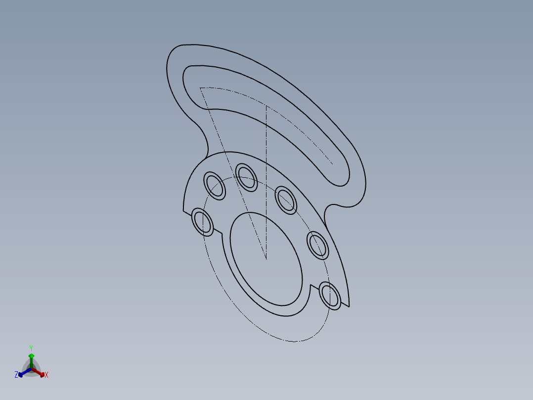 SW建模练习题-exercise 94正等轴测图