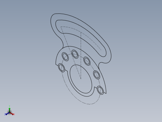 SW建模练习题-exercise 94正等轴测缩略图