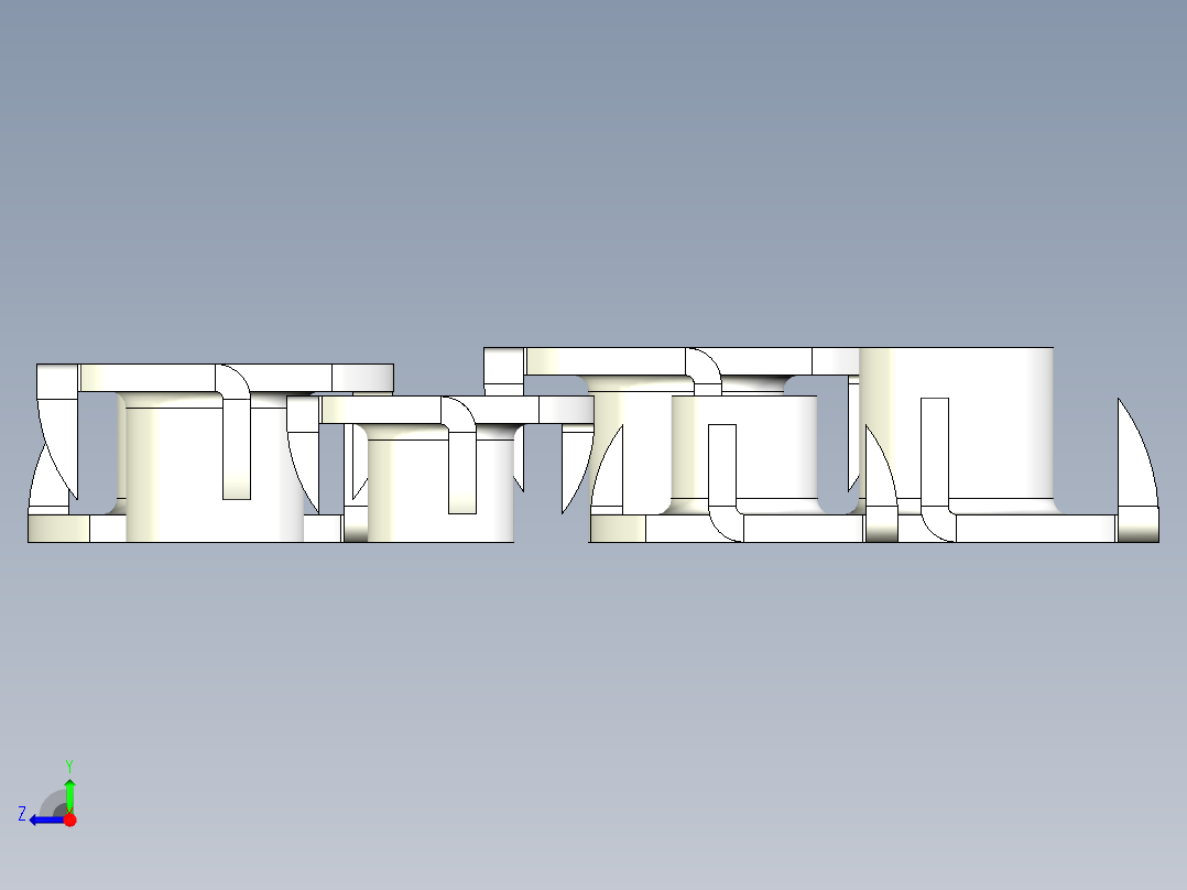 家具螺母右视图