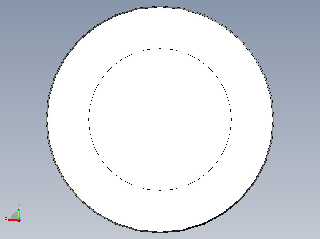 有頭內六角全牙螺絲ACBB-3D多系列多零件图纸模型后视图