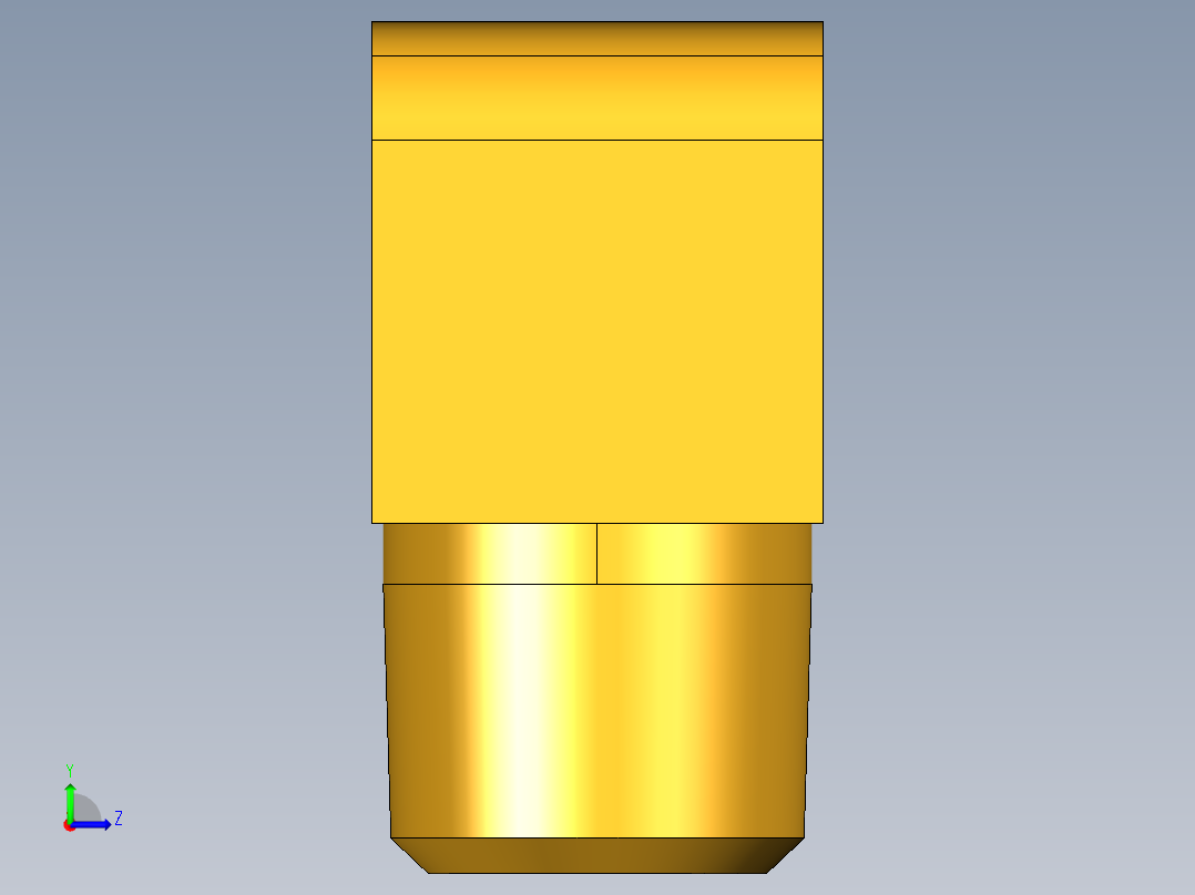 倒齿式工业管接头Hose Barb 90Deg Elbow to Male Pipe 129HB-8-6左视图