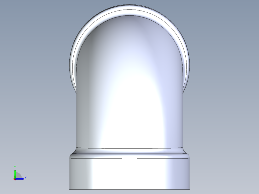 船舶管路系统S3_SeaDrainPLUS_1-4ShortBend-SxS_37E182503_3in Sea Drain Plus - 91.2 Short Sweep - SxS左视缩略图