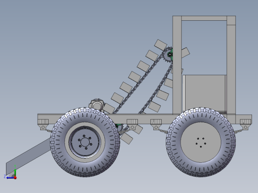 沙滩垃圾清理机三维+CAD+110+24.03.21+003右视缩略图