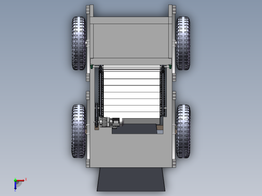 沙滩垃圾清理机三维+CAD+110+24.03.21+003俯视缩略图