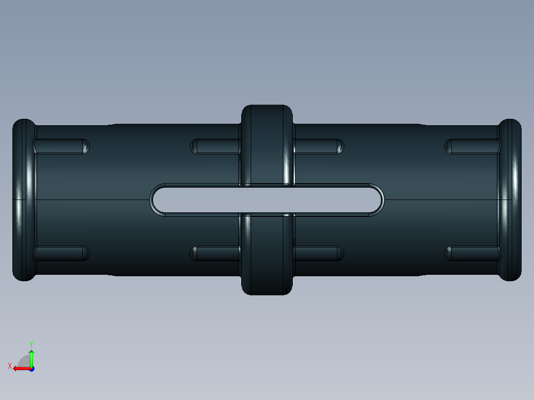 气缸电机-2780 Black Technic Pin with Friction and Slots后视图