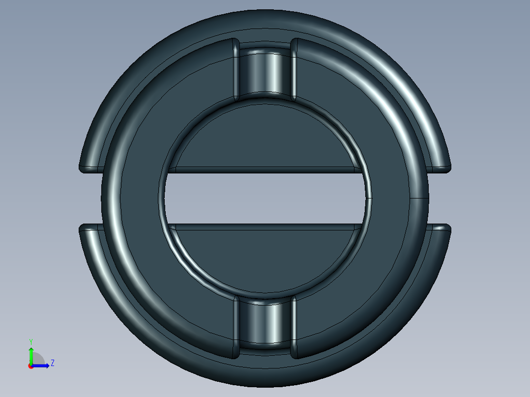 气缸电机-2780 Black Technic Pin with Friction and Slots左视图