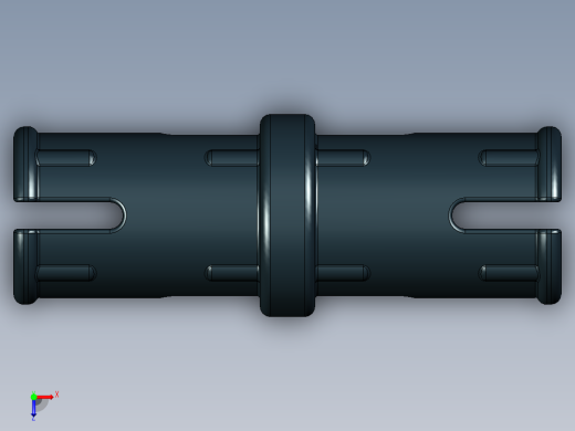 气缸电机-2780 Black Technic Pin with Friction and Slots俯视缩略图