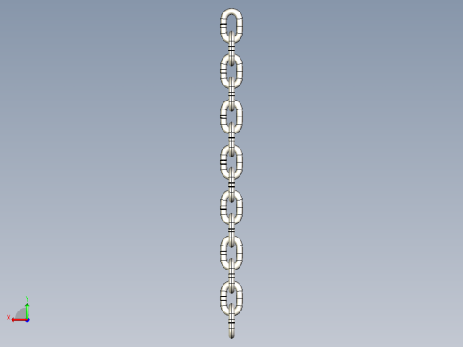 紧固件-IGES 0.3750 Chain Links后视缩略图