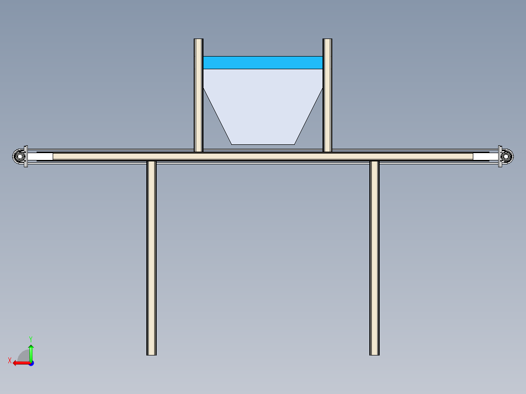 全自动粉煤灰砖制作装置后视图