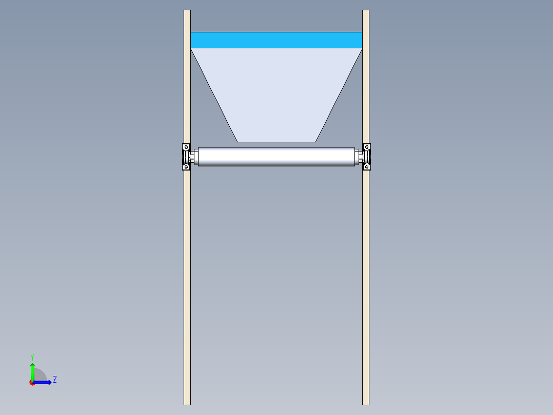 全自动粉煤灰砖制作装置左视图