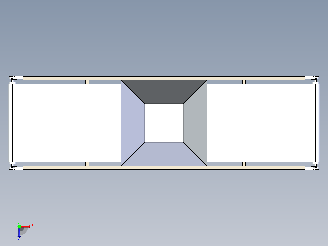 全自动粉煤灰砖制作装置俯视图