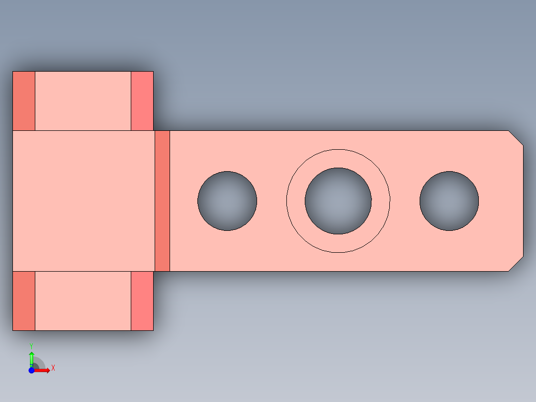 P102-汽车后消声器总成检具设计及三维catia建模前视图