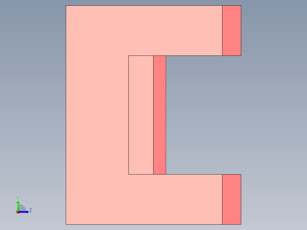 P102-汽车后消声器总成检具设计及三维catia建模左视图
