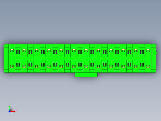 计算机主板电源输入连接器4P 8P 24P垂直连接器前视缩略图