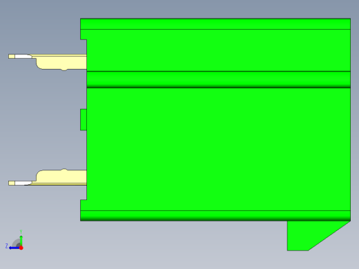 计算机主板电源输入连接器4P 8P 24P垂直连接器右视缩略图