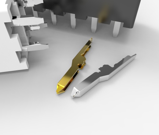 计算机主板电源输入连接器4P 8P 24P垂直连接器缩略图