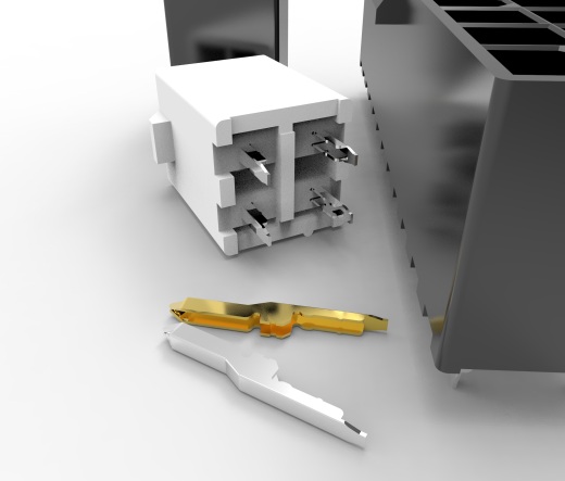 计算机主板电源输入连接器4P 8P 24P垂直连接器缩略图