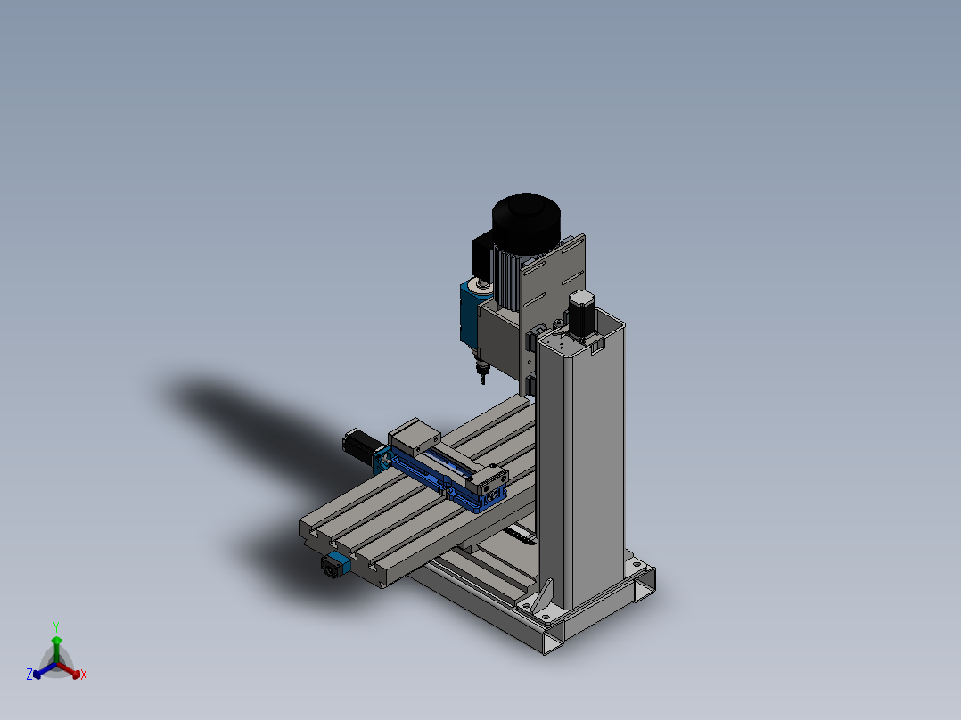 用横盘制造的压磨机气割切割机直磨机正等轴测图