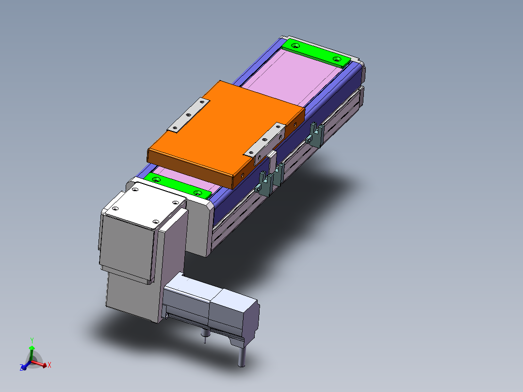 MCB同步带全封闭MCB10-LD-100W主视图