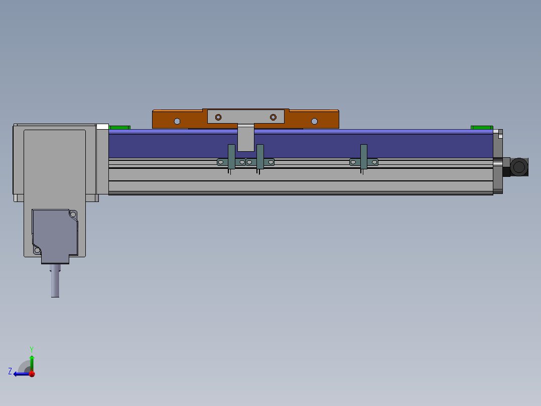 MCB同步带全封闭MCB10-LD-100W右视图