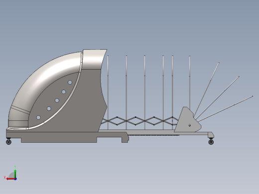 可伸缩移动车库后视缩略图