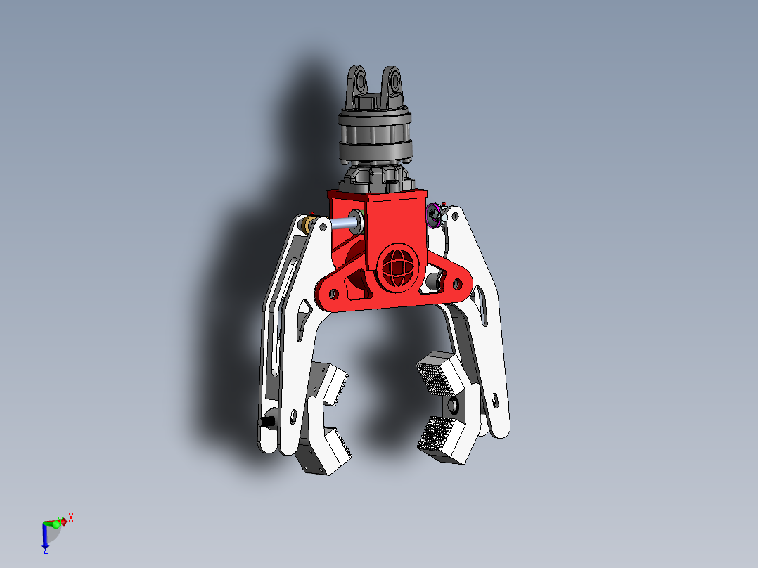 重力管提升夹机械夹爪