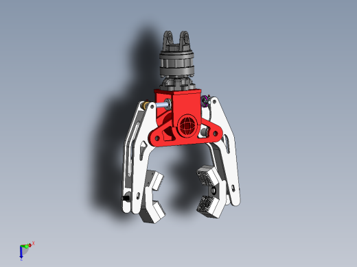 重力管提升夹机械夹爪