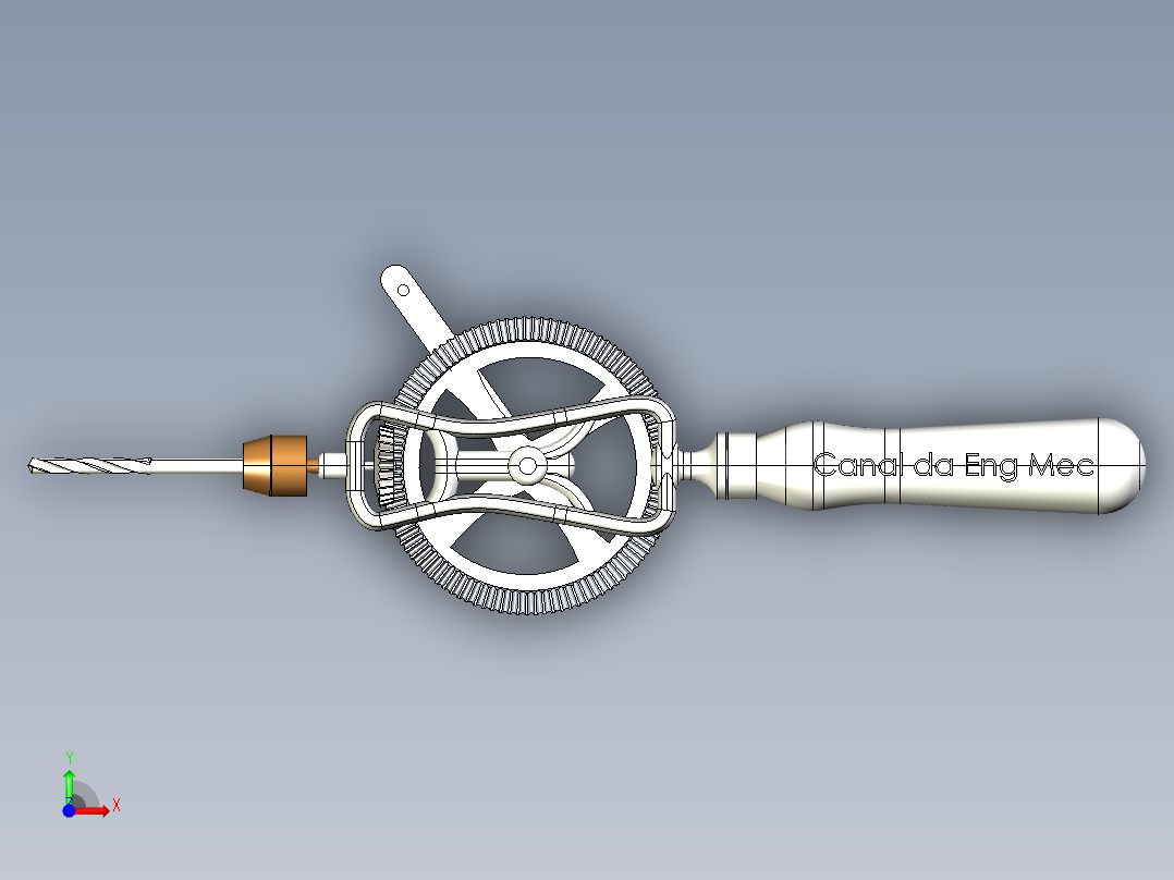 B3003792-手动钻机前视图