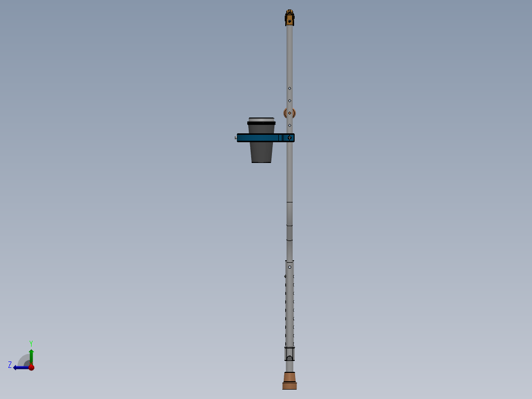 拐杖陀螺仪右视图