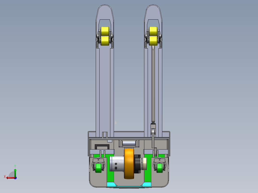 叉车、 小型电动叉车 SW后视图