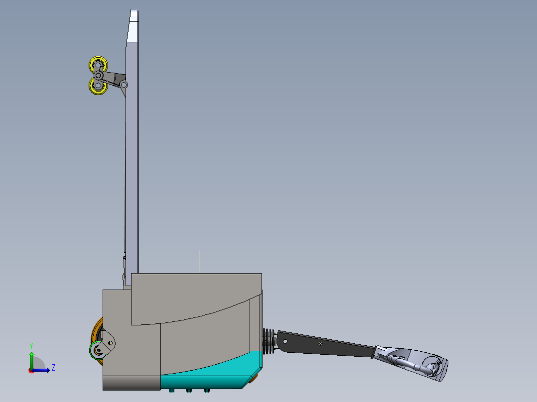 叉车、 小型电动叉车 SW左视图