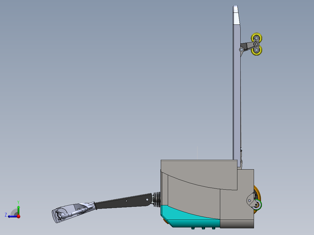 叉车、 小型电动叉车 SW右视图