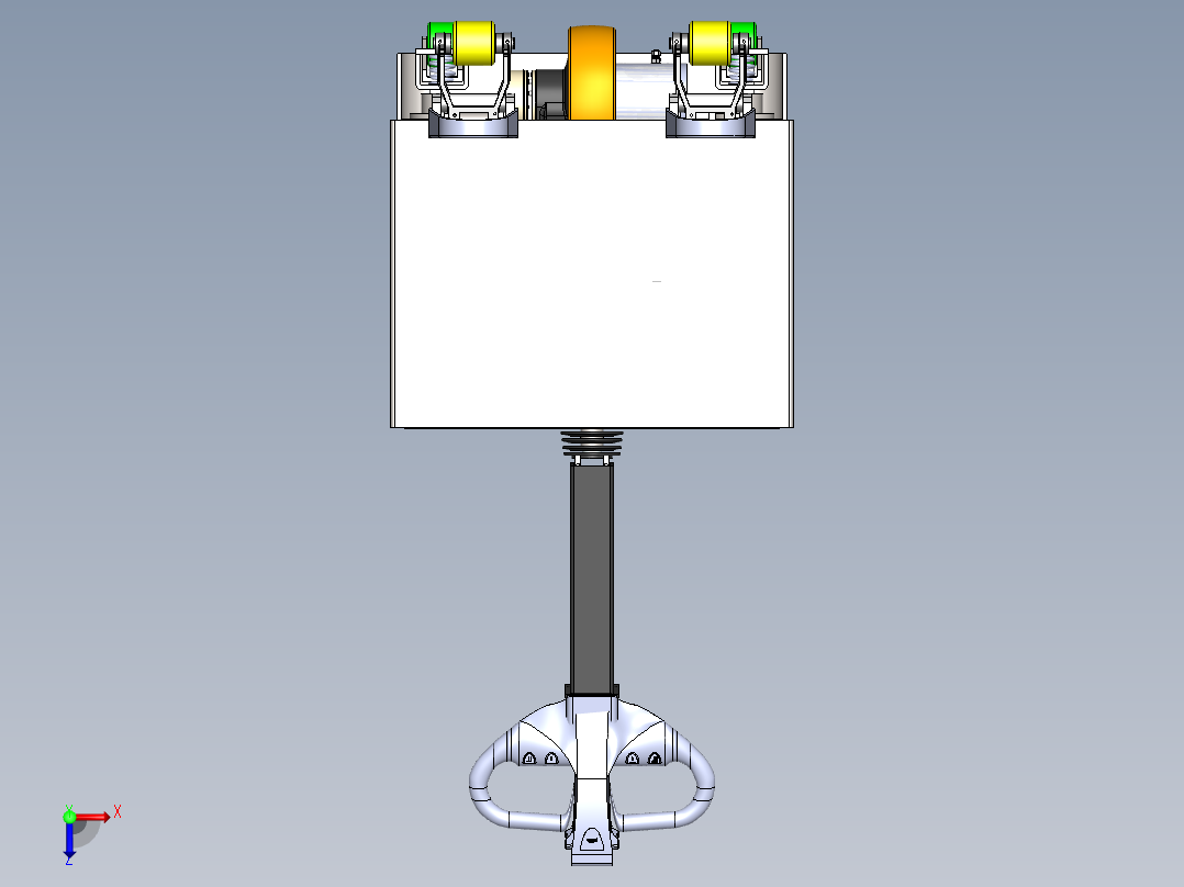 叉车、 小型电动叉车 SW俯视图