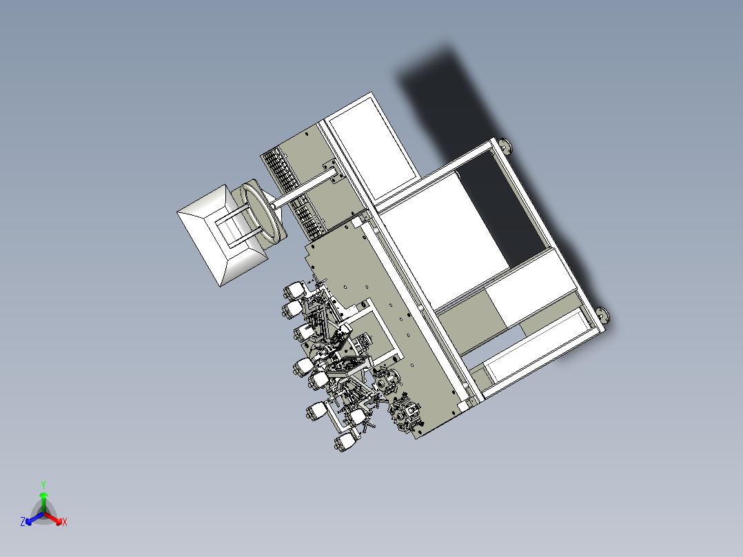 转塔式尺寸检检测机