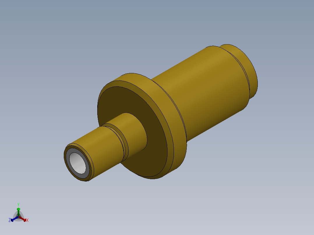 SMA 插孔至 SMB 插孔 AMPHENOL正等轴测图