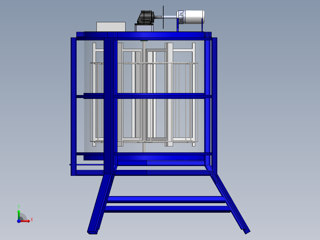 蜂蜜分离机前视图