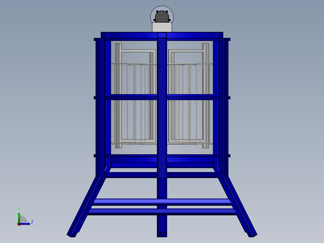 蜂蜜分离机左视图