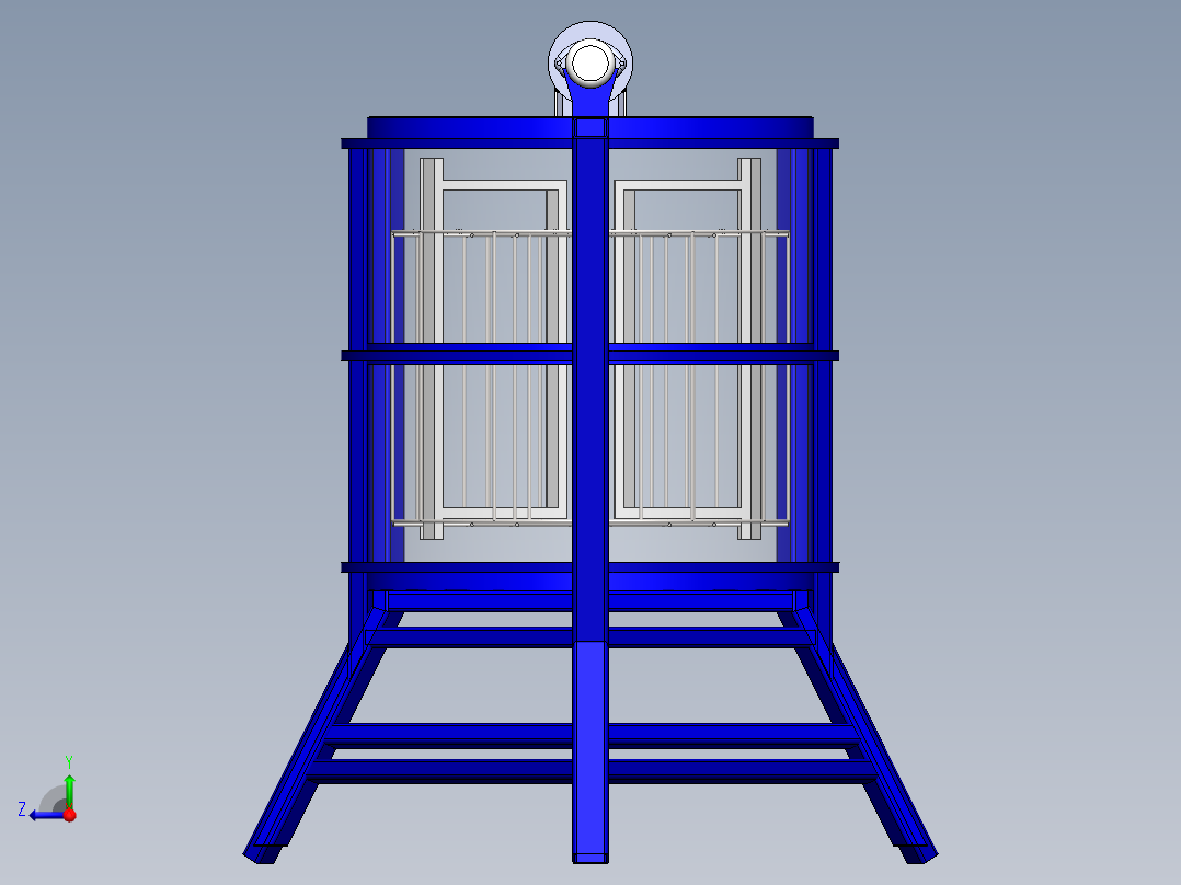 蜂蜜分离机右视图