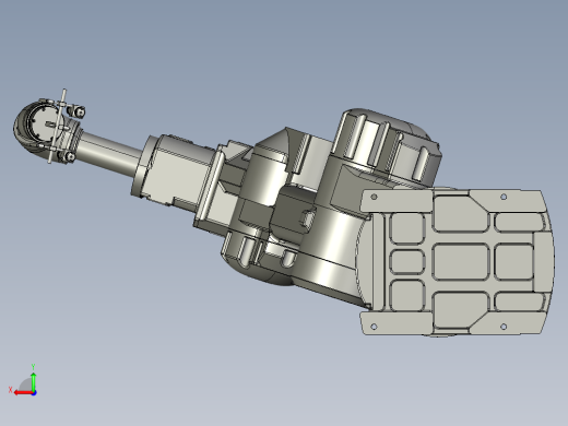 机器人喷涂7轴机械手+喷枪后视缩略图