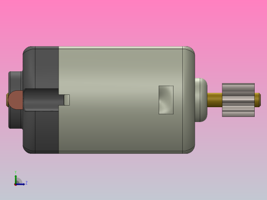 直流电机1912左视缩略图