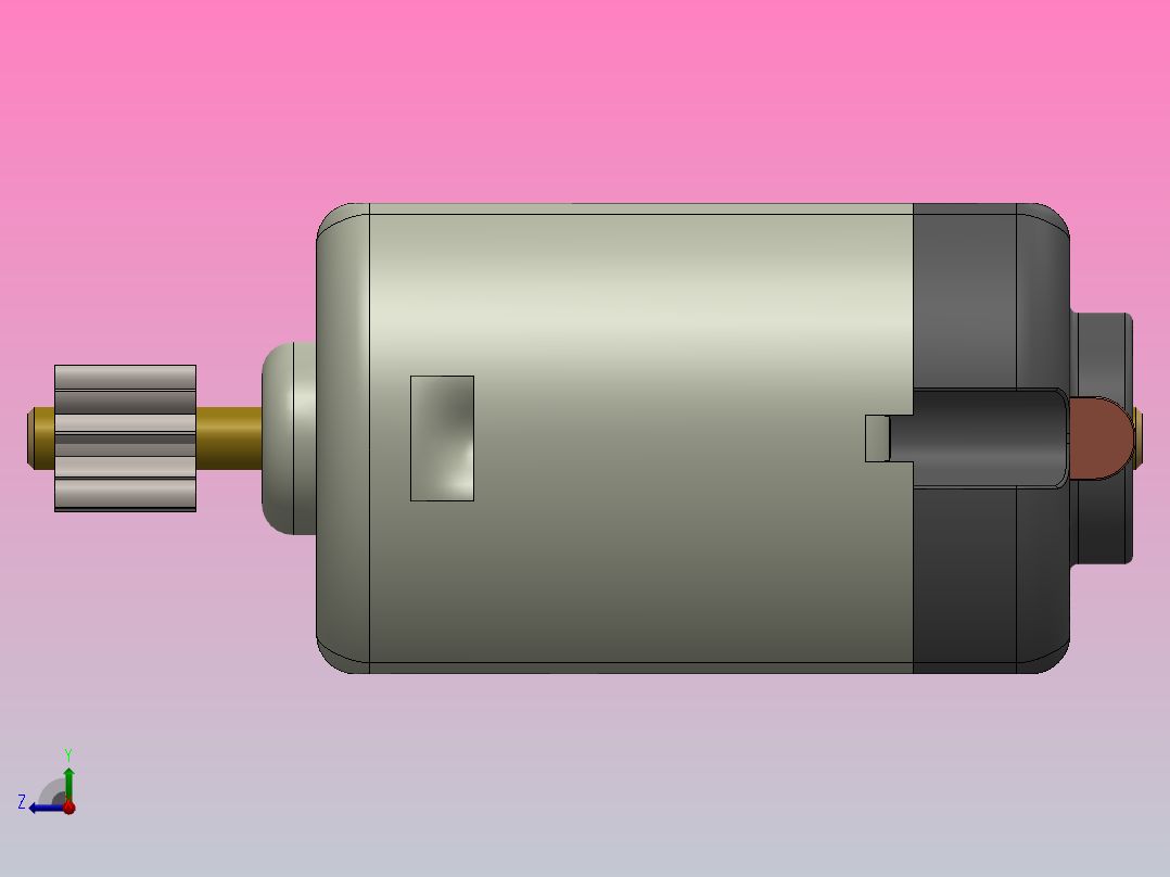 直流电机1912右视图