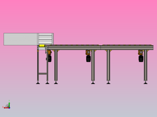 产品分拣传送带后视缩略图