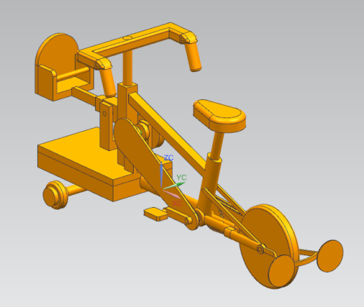 亲子自行车UG缩略图