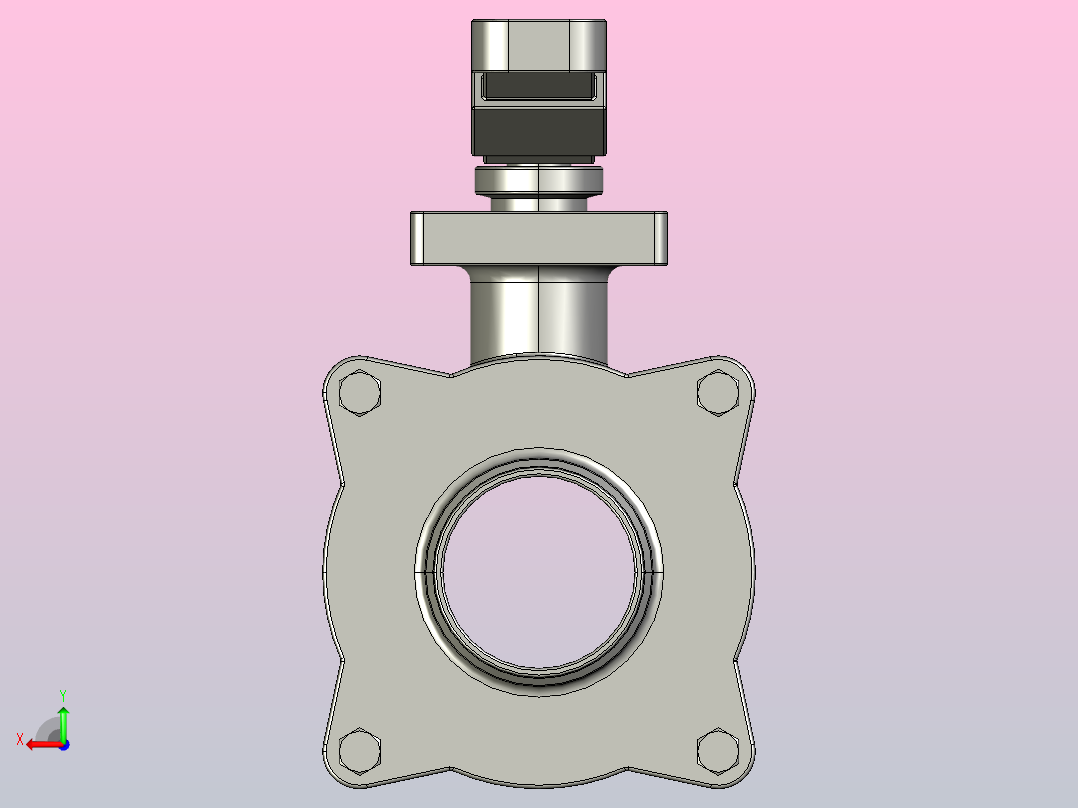 焊式球阀[1507000 0150]后视图